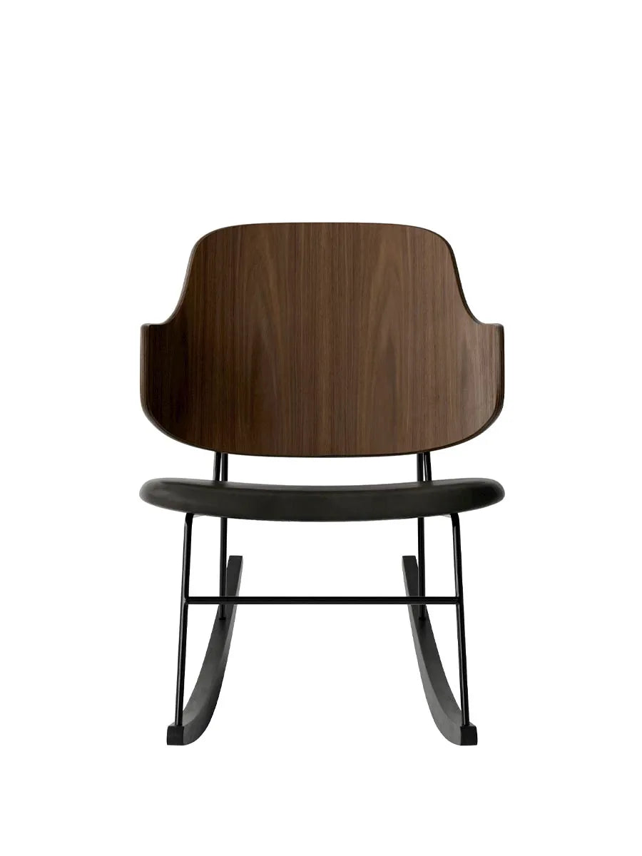 The Penguin Rocking Chair, Læder fra Audo Copenhagen - Walnut / Dakar 0842 - Jacobsen Plus