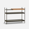 Black: 2 wide - Walnut: 1 short