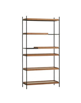 Tray Shelf, høj fra Woud - Walnut: 4 wide, 2 short - Jacobsen Plus