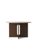 Androgyne Dining Table Ø120 dark stained oak, sand Stein fra Audo Copenhagen