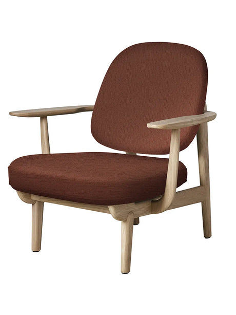 Fred Sessel, lackierte Eiche von Fritz Hansen - Christianshavn / ORANGE (1133) - Jacobsen Plus