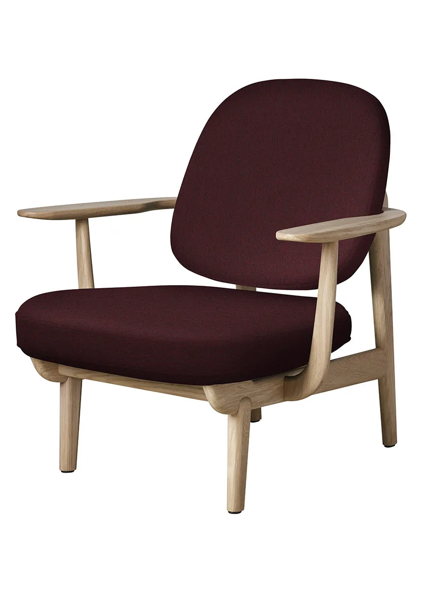 Fred Lænestol, lakeret eg fra Fritz Hansen - Christianshavn / RED (1141) - Jacobsen Plus