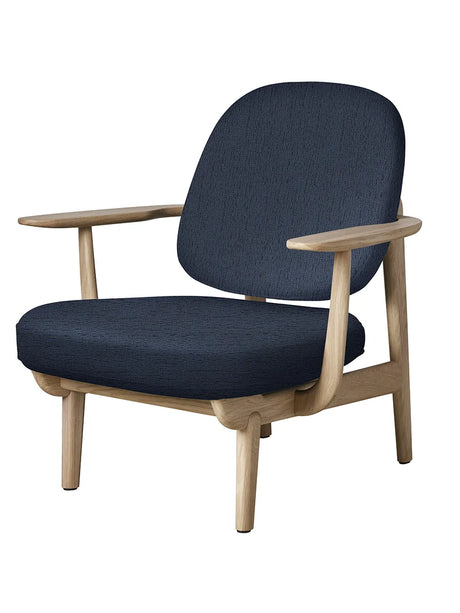 Fred Sessel, lackierte Eiche von Fritz Hansen - Christianshavn / BLUE (1154) - Jacobsen Plus