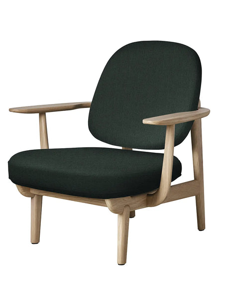 Fred Sessel, lackierte Eiche von Fritz Hansen - Christianshavn / DUNKELGRÜN (1161) - Jacobsen Plus