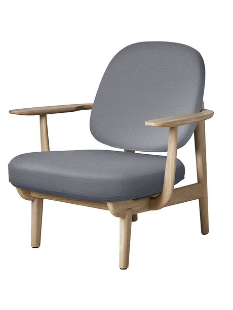 Fred Sessel, lackierte Eiche von Fritz Hansen - Christianshavn / LIGHT GREY UNI (1170) - Jacobsen Plus