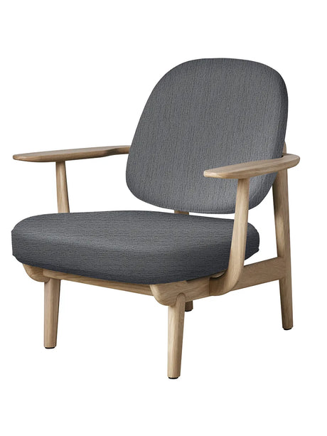 Fred Sessel, lackierte Eiche von Fritz Hansen - Christianshavn / LIGHT GREY (1171) - Jacobsen Plus