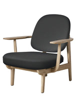 Fred Lænestol, lakeret eg fra Fritz Hansen - Christianshavn / GREY UNI (1172) - Jacobsen Plus