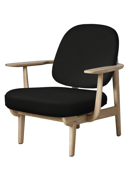 Fred Sessel, lackierte Eiche von Fritz Hansen - Christianshavn / BLACK UNI (1175) - Jacobsen Plus