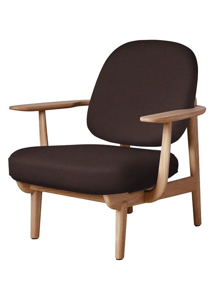 Fred Sessel, geölt Eiche von Fritz Hansen - Christianshavn / BLUE-ORANGE (1135) - Jacobsen Plus