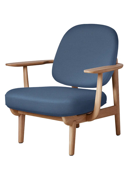 Fred Sessel, geölt Eiche von Fritz Hansen - Christianshavn / LIGHT BLUE UNI (1151) - Jacobsen Plus