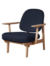 Fred Lænestol, olieret eg fra Fritz Hansen - Christianshavn / DARK BLUE (1155) - Jacobsen Plus