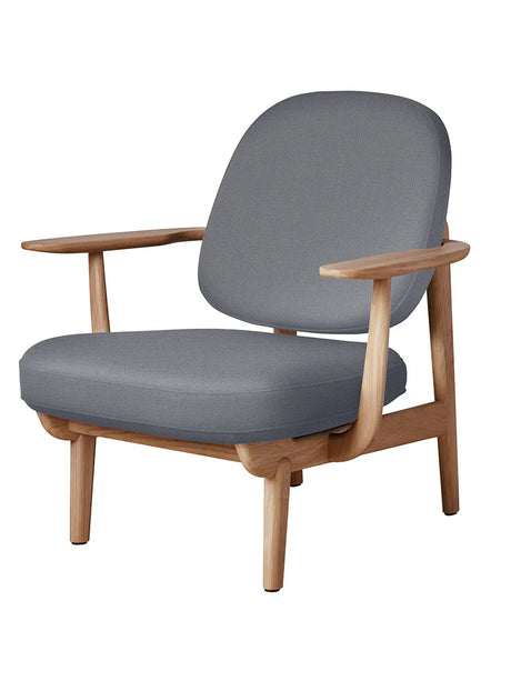 Fred Sessel, geölt Eiche von Fritz Hansen - Christianshavn / LIGHT GREY UNI (1170) - Jacobsen Plus