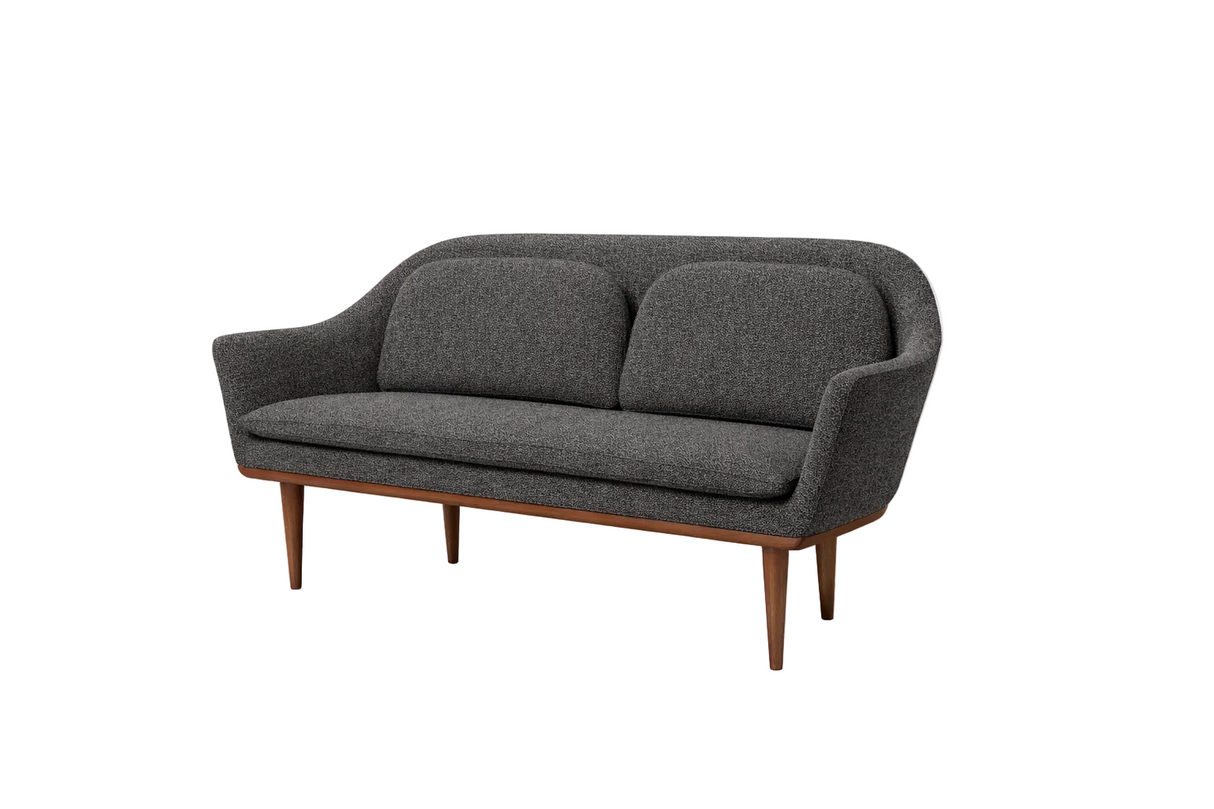 Lunar Sofa, Walnuss, Main Line Flax 16 HR von Stellar Works - 1 - Jacobsen Plus