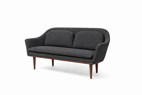 Lunar Sofa, Walnuss, Melange Nap 191 HR von Stellar Works - 1 - Jacobsen Plus