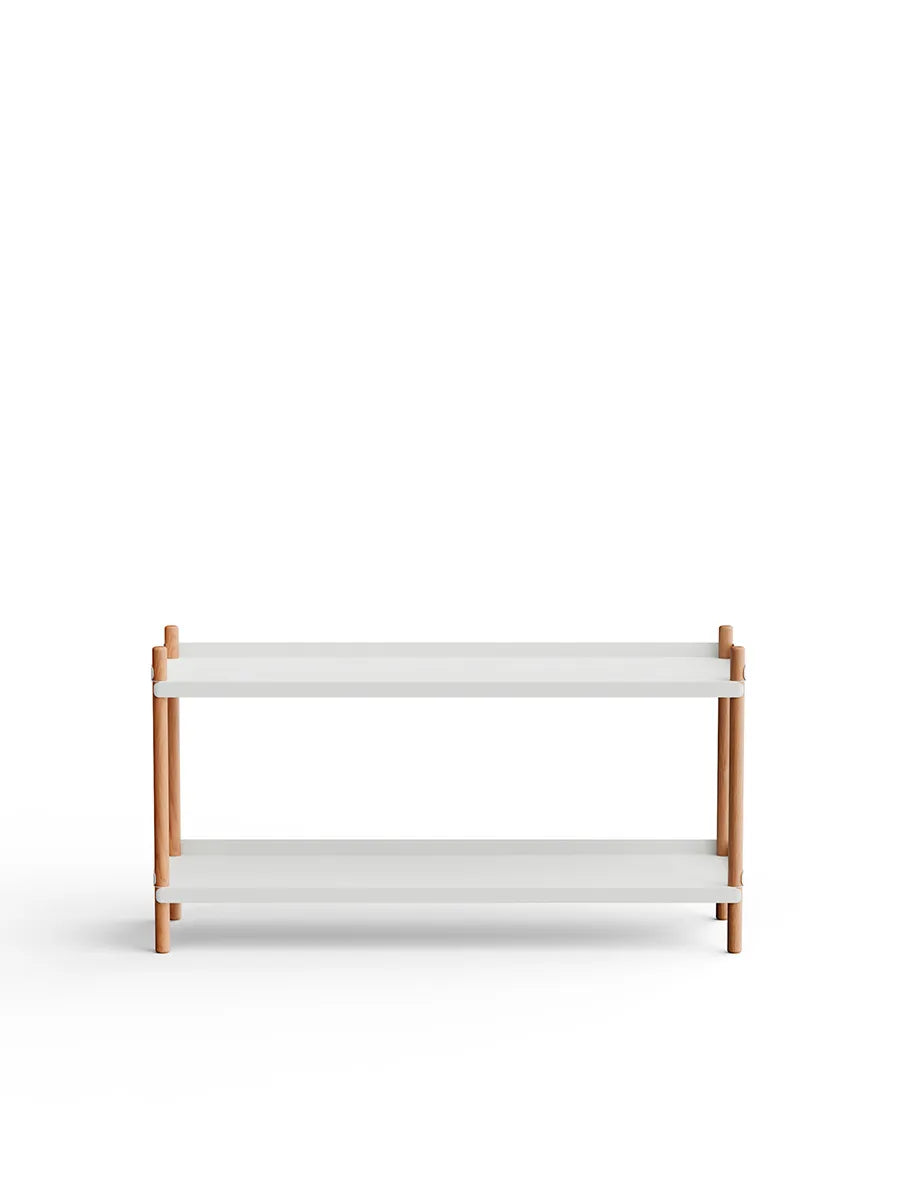 BOLT Shelving 1000 fra Nine - 2 hylder - grå-natur eg - Jacobsen Plus