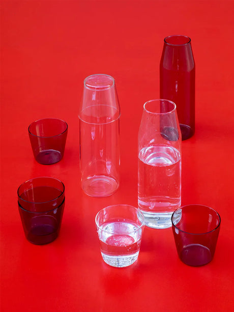 Milk, Set aus 1 Karaffe + 2 Gläser, klar von Nine - 4 - Jacobsen Plus