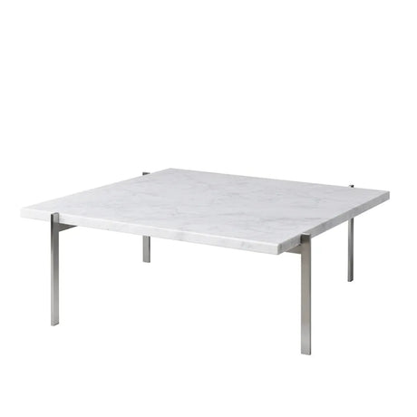 PK61 Couchtisch, weißer Marmor von Poul Kjærholm - 1 - Jacobsen Plus