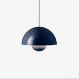 Flowerpot VP2 pendel af Verner Panton - Steel Blue - Jacobsen Plus