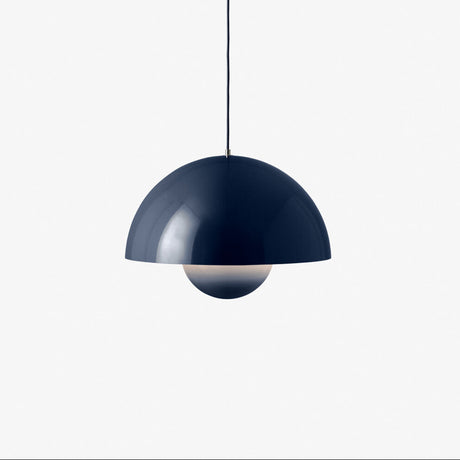 Flowerpot VP2 Pendelleuchte von Verner Panton - Steel Blue - Jacobsen Plus