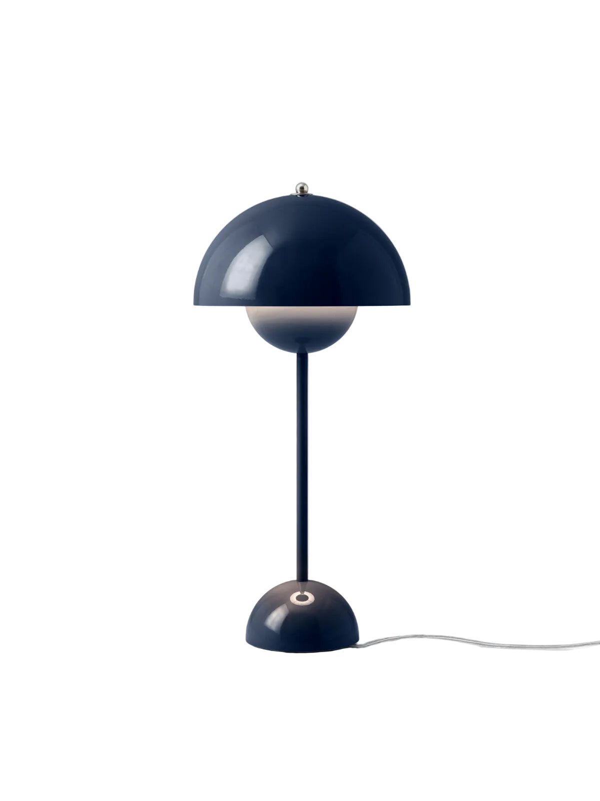 Flowerpot VP3 Tischleuchte von Verner Panton - Steel Blue - Jacobsen Plus