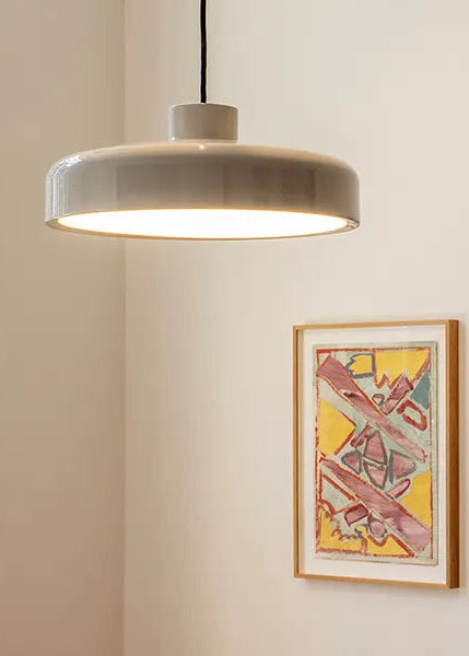 Lacquer pendant medium, grey fra Nine - 2 - Jacobsen Plus