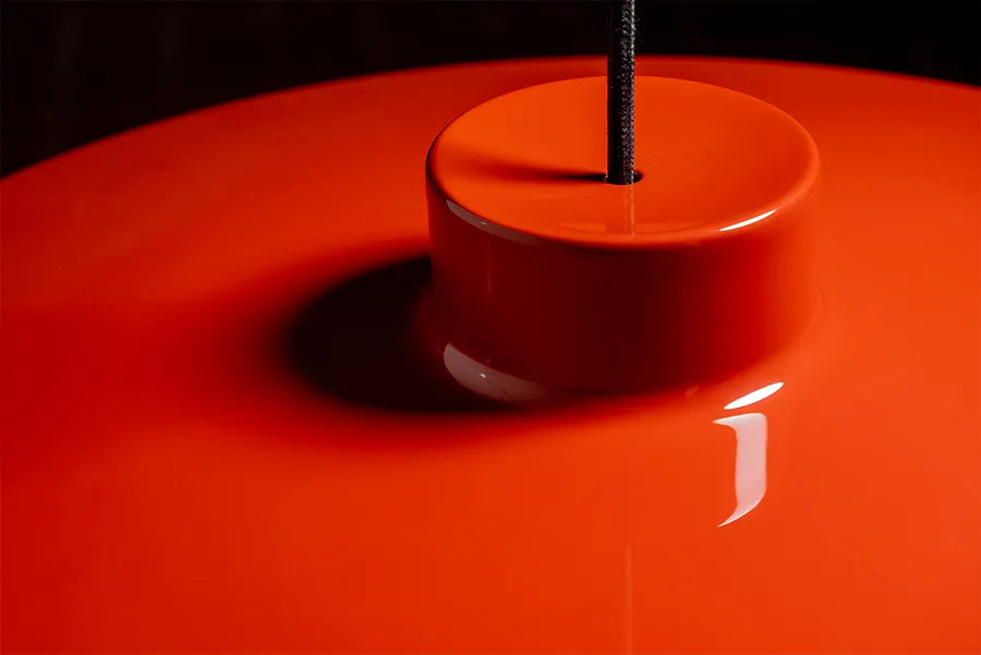 Lacquer pendant large, red fra Nine - 5 - Jacobsen Plus