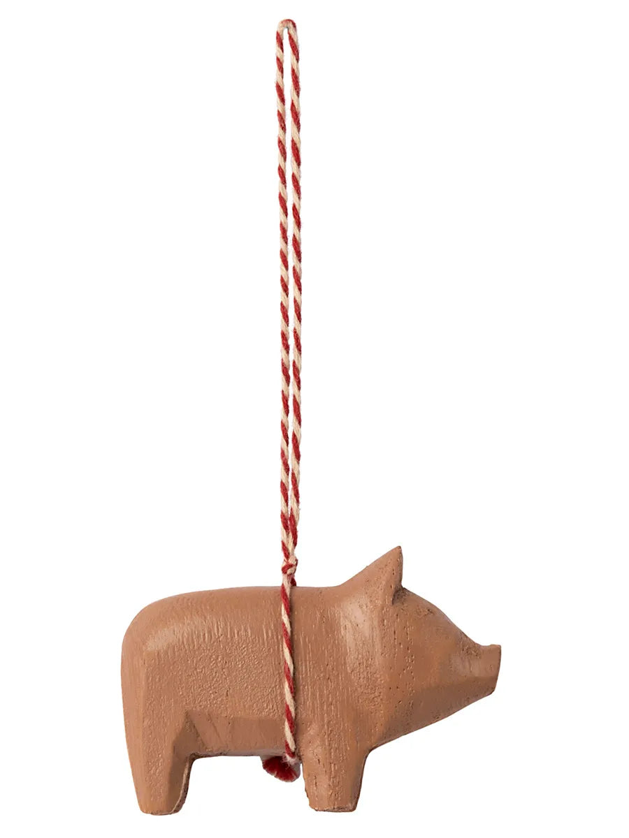 Holzaufhänger, Schwein, Altrosa von Maileg - 1 - Jacobsen Plus