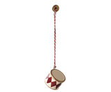 Metal Ornament, tromme, lille - rød fra Maileg - 1 - Jacobsen Plus