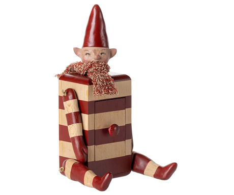 Skuffenisse – Elf with Drawer, Rot fra Maileg - 3 - Jacobsen Plus
