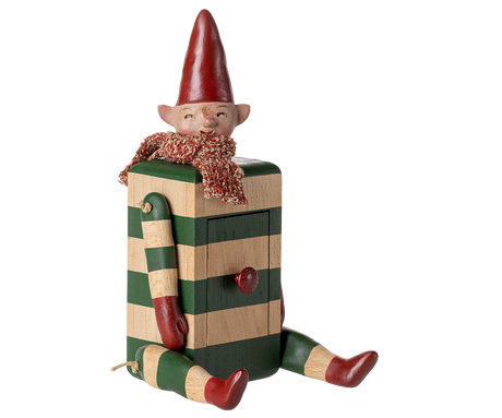 Skuffenisse – Elf with Drawer, Grün von Maileg - 3 - Jacobsen Plus