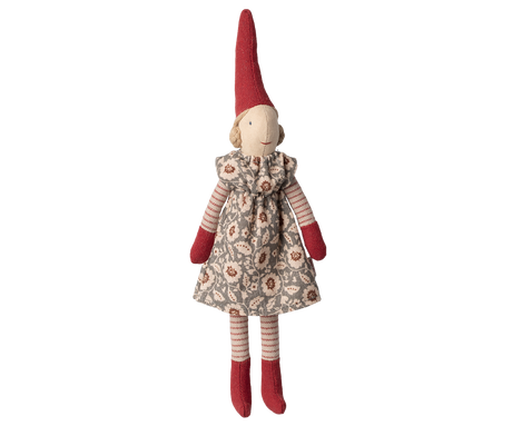 Pixy size 1 nissepige med Winter Mint dress, med magnet hænder og fod fra Maileg 2025 - 1 - Jacobsen Plus