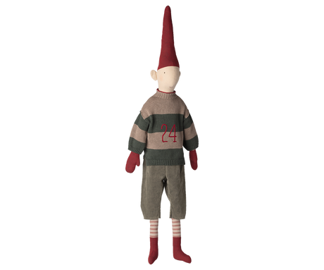 Pixy Size nissedreng med Stribet Strik Sweater fra Maileg 2025 - 1 - Jacobsen Plus