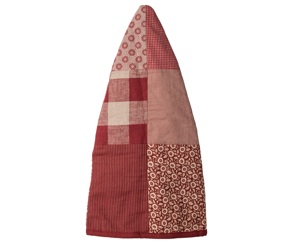 Nissehue, Onesize, rød patchwork fra Maileg - 1 - Jacobsen Plus
