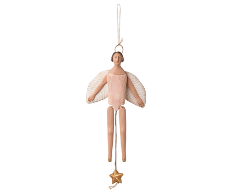 Engel Hampelmann mit Glorie, Medium - Rosa von Maileg - 1 - Jacobsen Plus