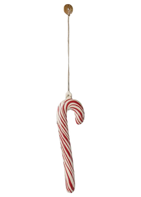 Maileg - Metallanhänger, Große Zuckerstange, gestreift - 1 - Jacobsen Plus