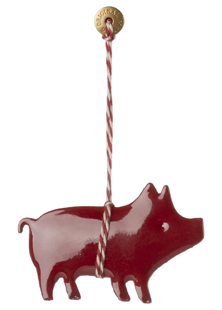 Maileg - Metalophæng Gris, Rød - 1 - Jacobsen Plus