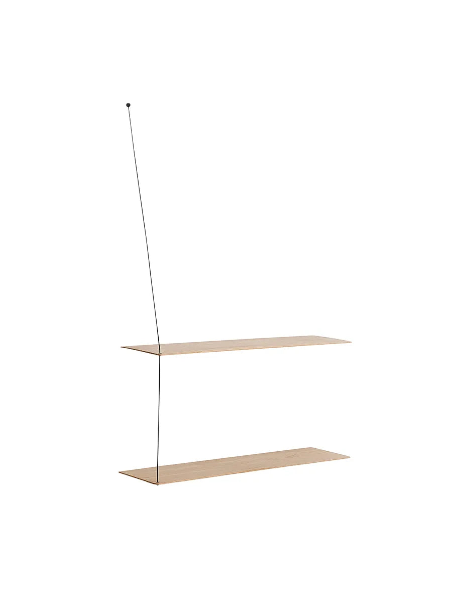 Stedge Shelf, 80 cm fra Woud - Hvidpigmenteret - Jacobsen Plus