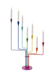 Karlsvognen Table Kerzenständer, regnbue fra Piet Hein