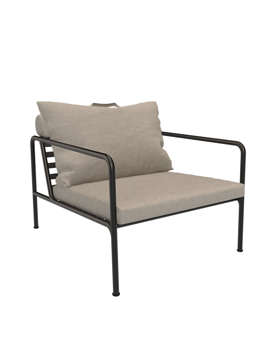 Avon Lounge Chair, sort stel fra Houe - Ash - Jacobsen Plus