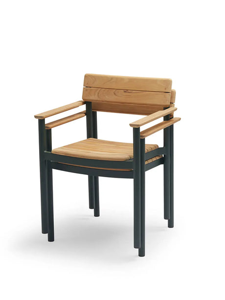 Skagerak Pelagus Armstuhl, hunter green von Fritz Hansen - 3 - Jacobsen Plus