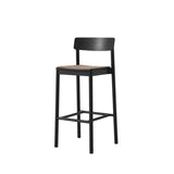Betty TK17 Barstuhl von &Tradition - Schwarz lackierte Esche mit Fuse 0351 - Jacobsen Plus