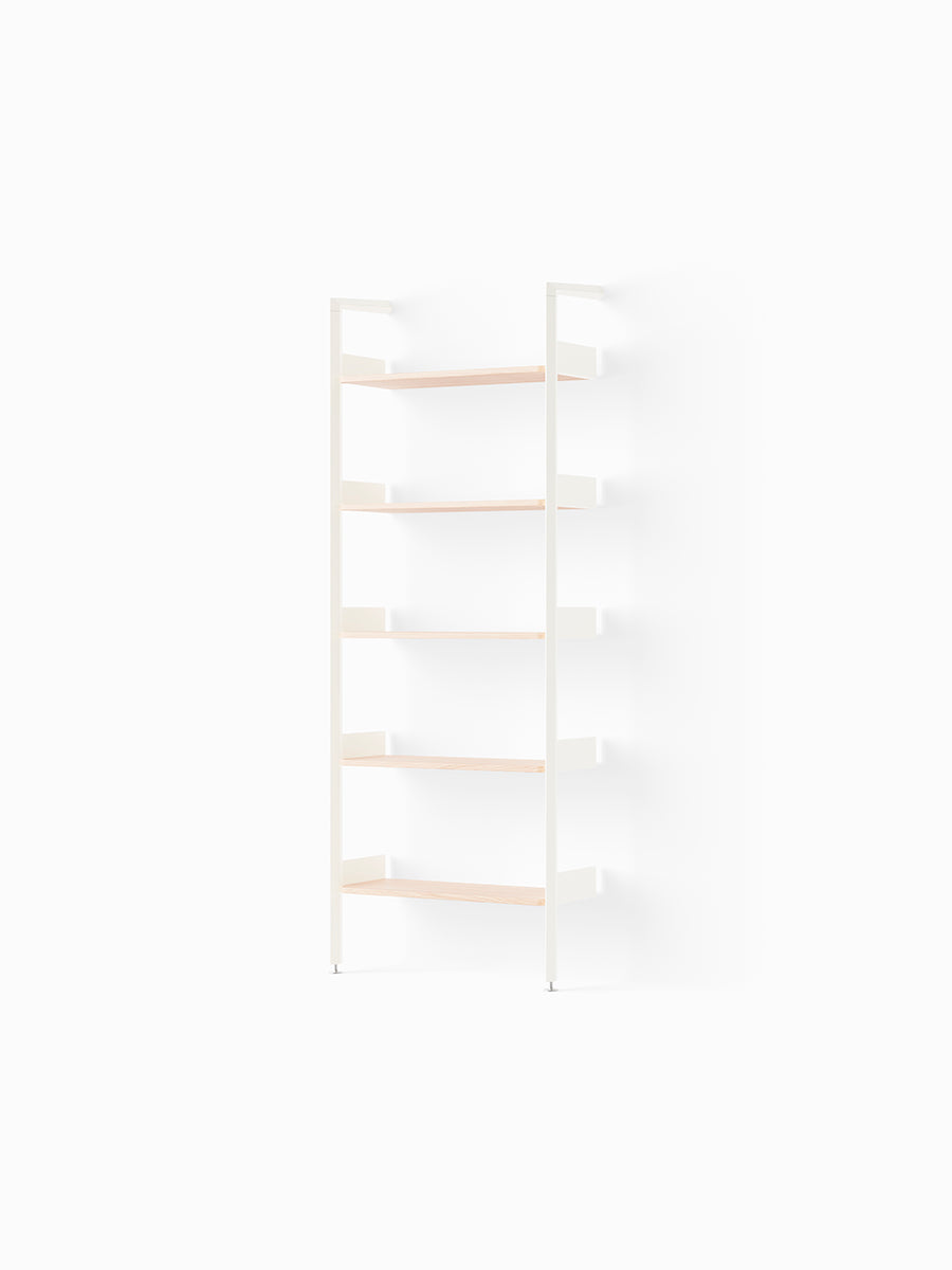  - Alabaster w. Lacquered Oak shelves - Jacobsen Plus