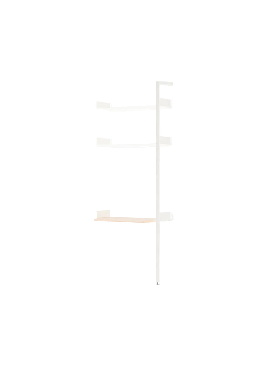 Rombe IF5, Add-on Bay Desk fra &Tradition - Alabaster w. Alabaster shelves - Jacobsen Plus