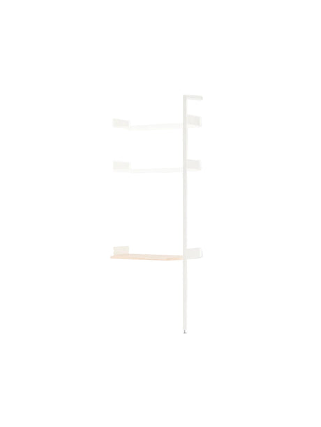 Rombe IF5, Add-on Bay Desk von &Tradition - Alabaster mit Alabaster-Regalen - Jacobsen Plus