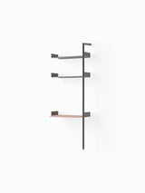 Rombe IF5, Add-on Bay Desk fra &Tradition - Anthracite w. Anthracite shelves - Jacobsen Plus