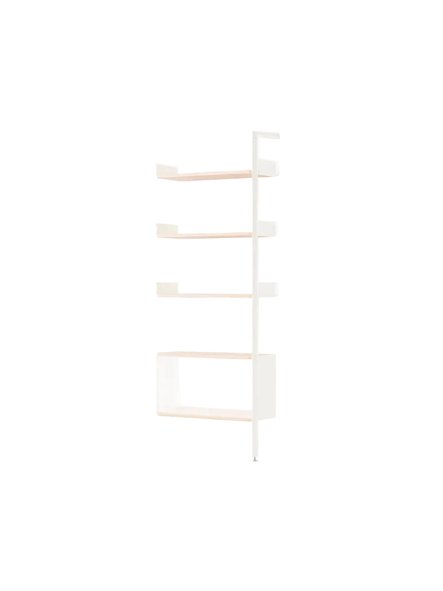  - Alabaster w. Lacquered Oak shelves - Jacobsen Plus
