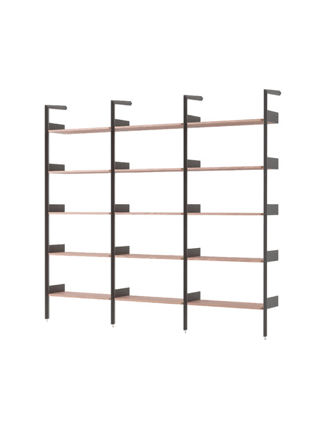 Rombe, Configuration F von &Tradition - Anthrazit mit lackierten Walnussregalen - Jacobsen Plus