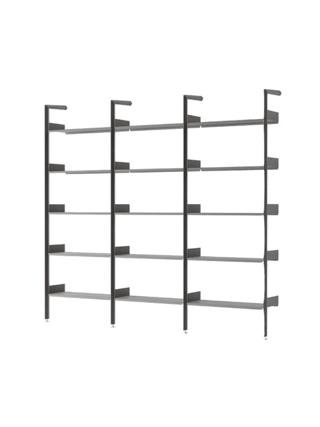 Rombe, Configuration F von &Tradition - Anthrazit mit Anthrazit-Regalböden - Jacobsen Plus