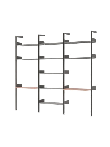 Rombe, Configuration I von &Tradition - Anthrazit mit Anthrazit-Regalböden - Jacobsen Plus