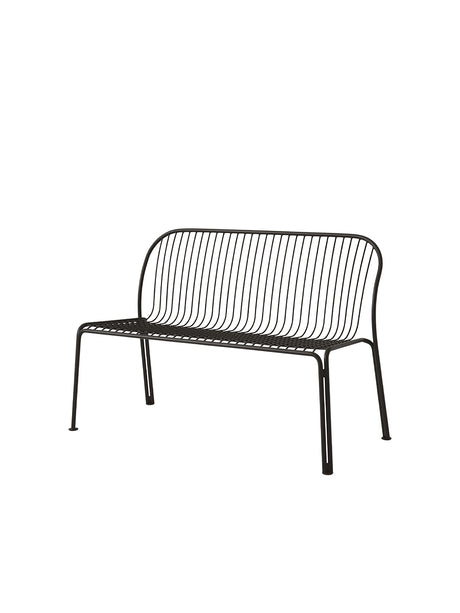 Thorvald SC111 Havebænk fra &Tradition - Warm Black - Jacobsen Plus
